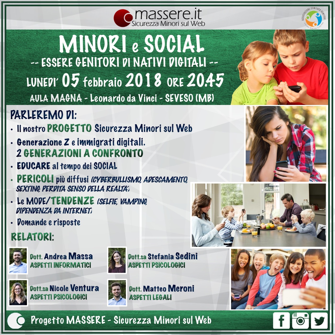 Progetto MASSERE - Sicurezza dei Minori sul Web (Andrea Massa)