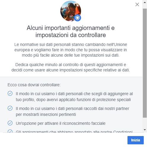 Facebook - Riconoscimento Facciale