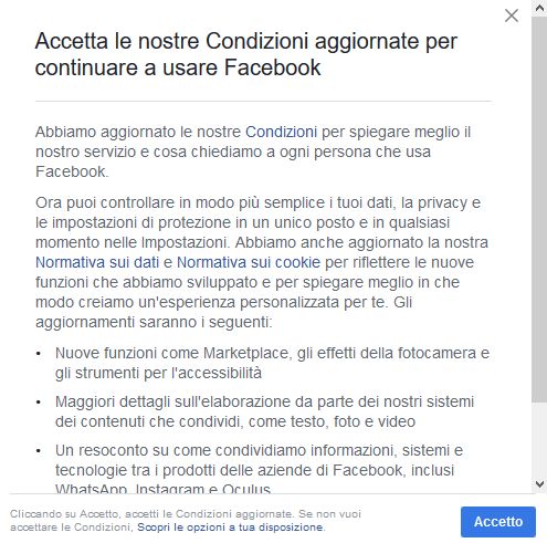 Facebook - Riconoscimento Facciale
