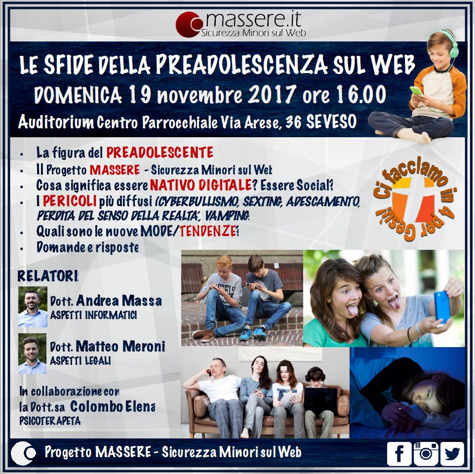 Progetto MASSERE - Sicurezza dei Minori sul Web (Andrea Massa)
