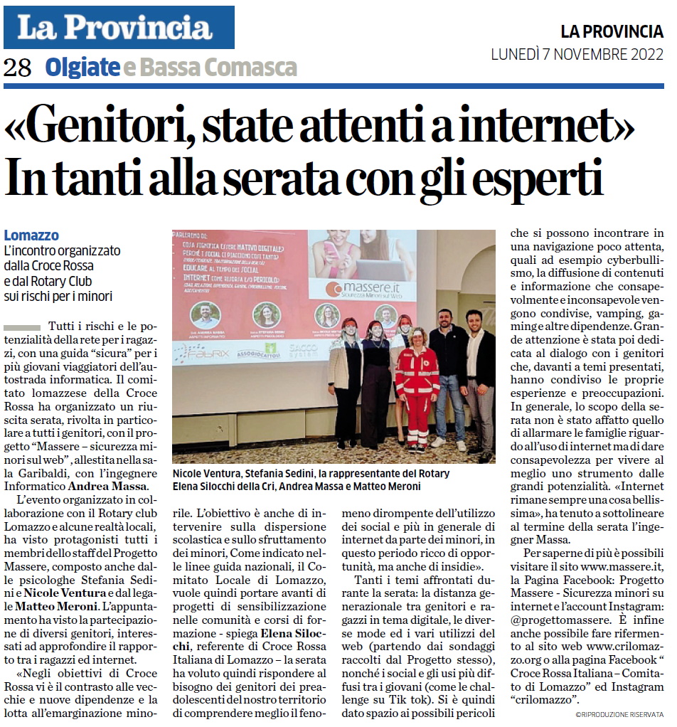 Andrea Massa - Progetto MASSERE